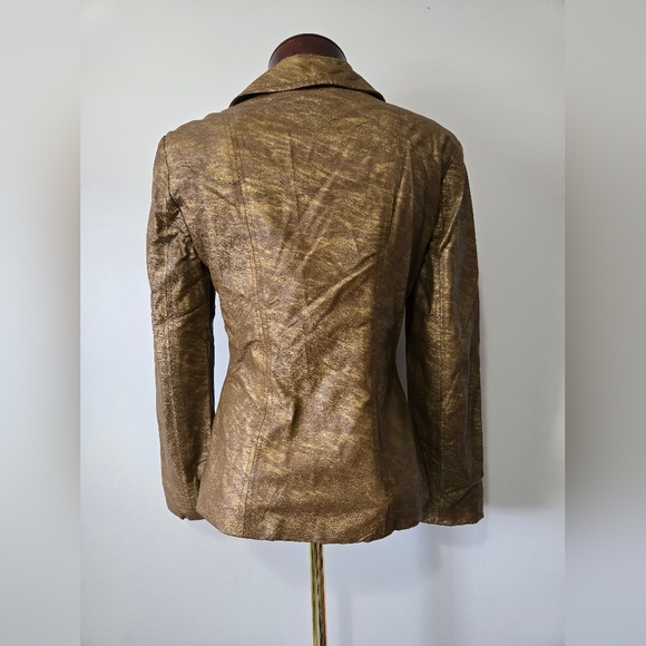 JOSEPH RIBKOFF Vintage Bronze Jacket. Size 4 - Picture 6 of 14